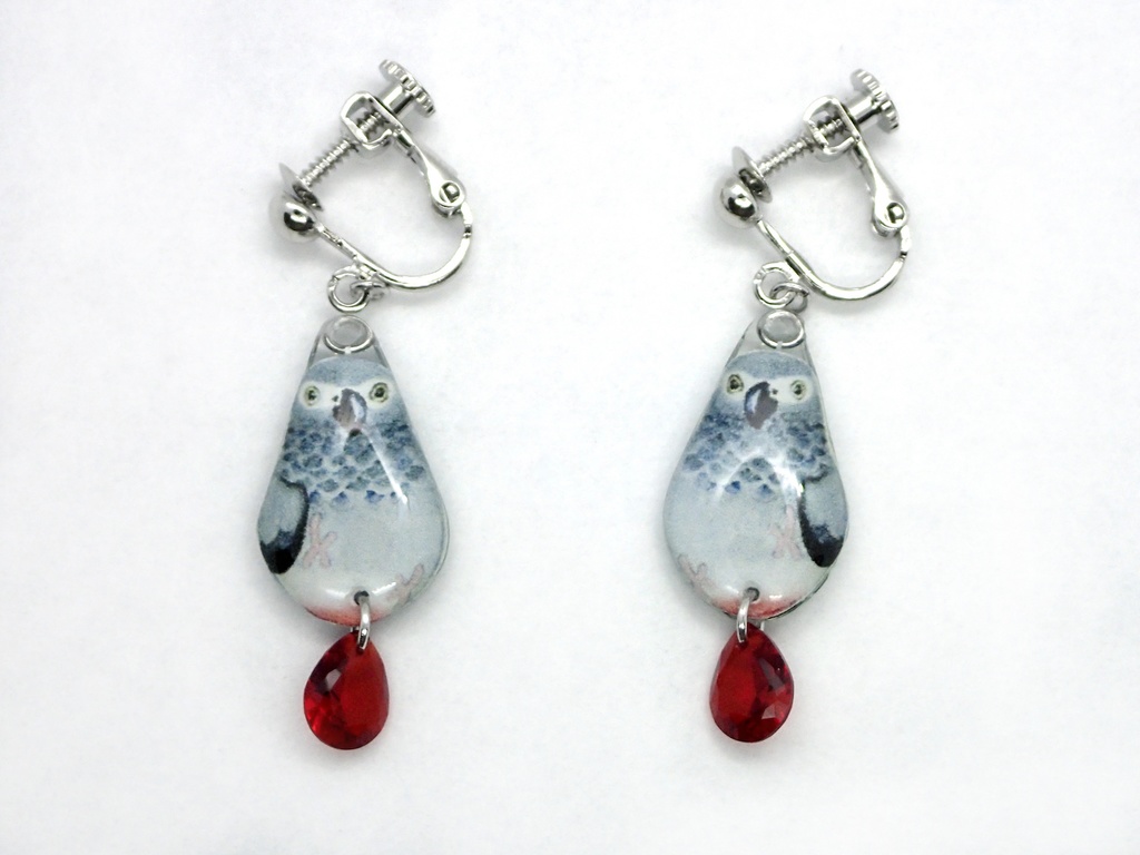 【イヤリング】ヨウム