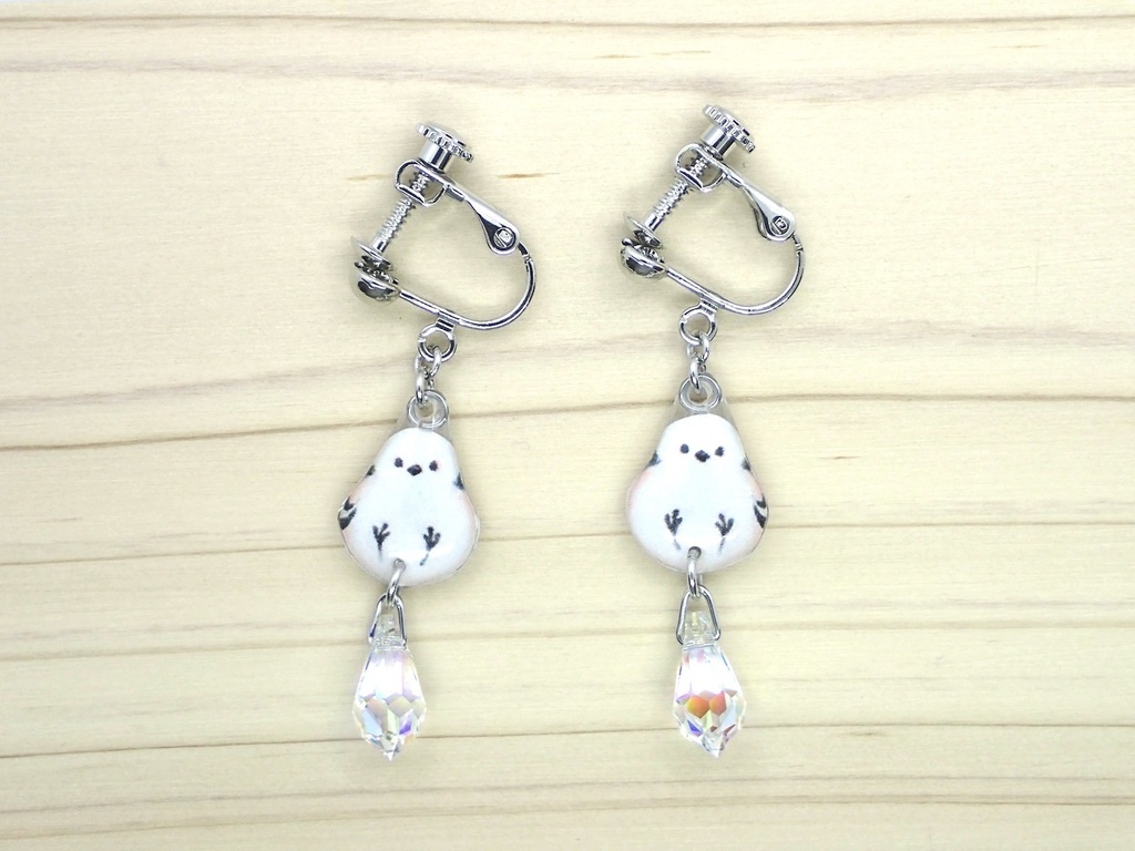 【イヤリング】シマエナガ