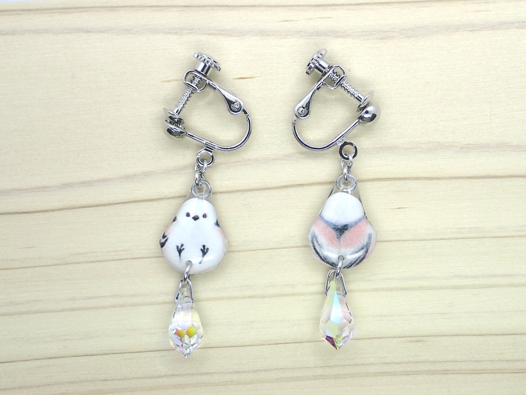 【イヤリング】シマエナガ