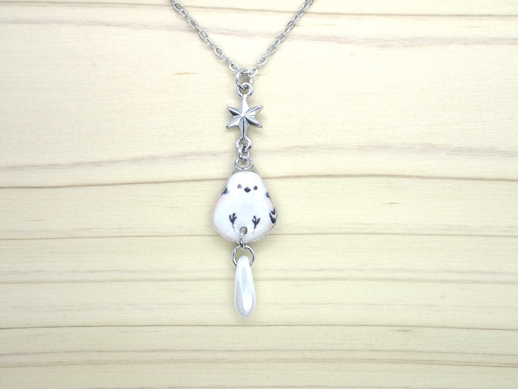 【ネックレス】シマエナガ