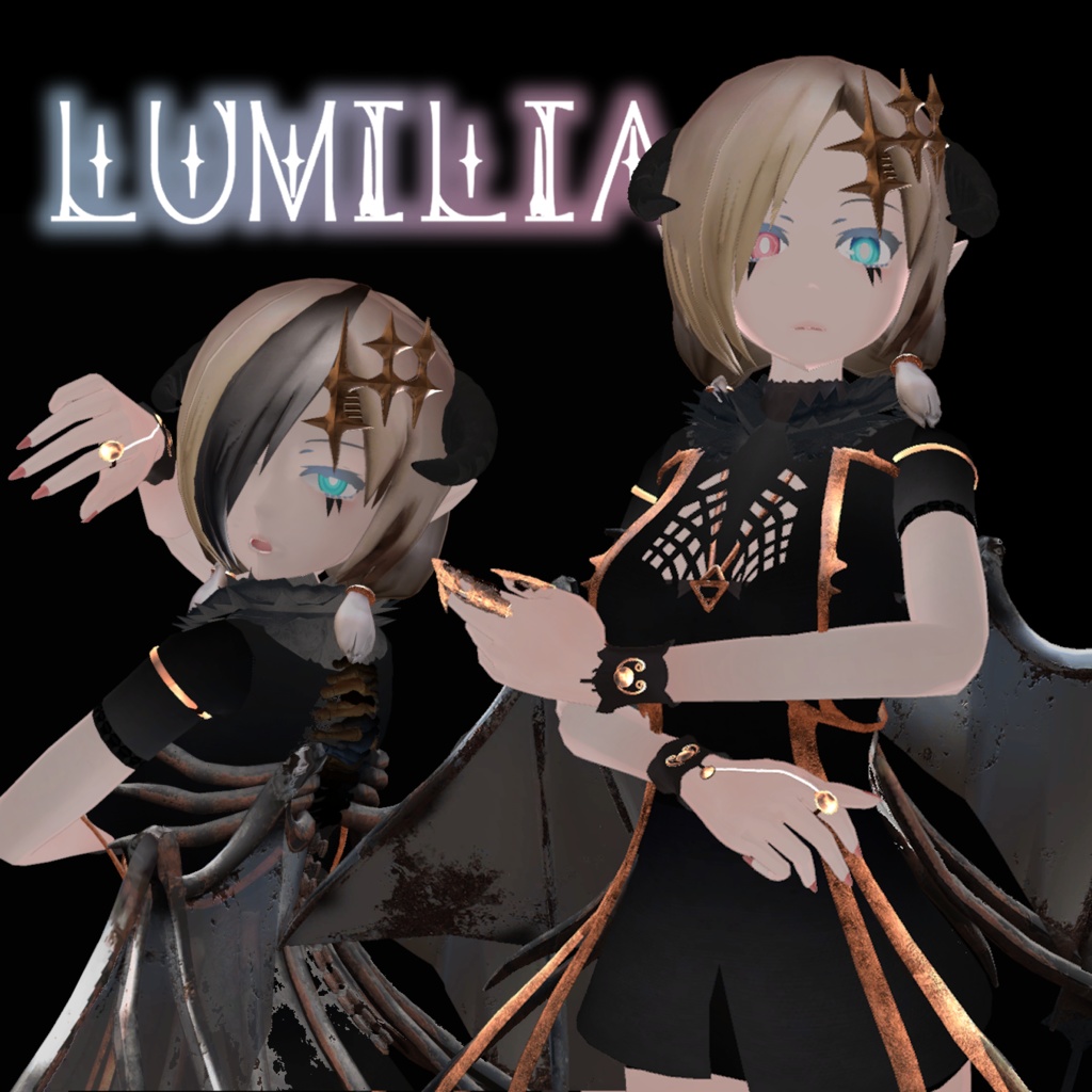 VRC用アバター『Lumilia』-ルミーリア-