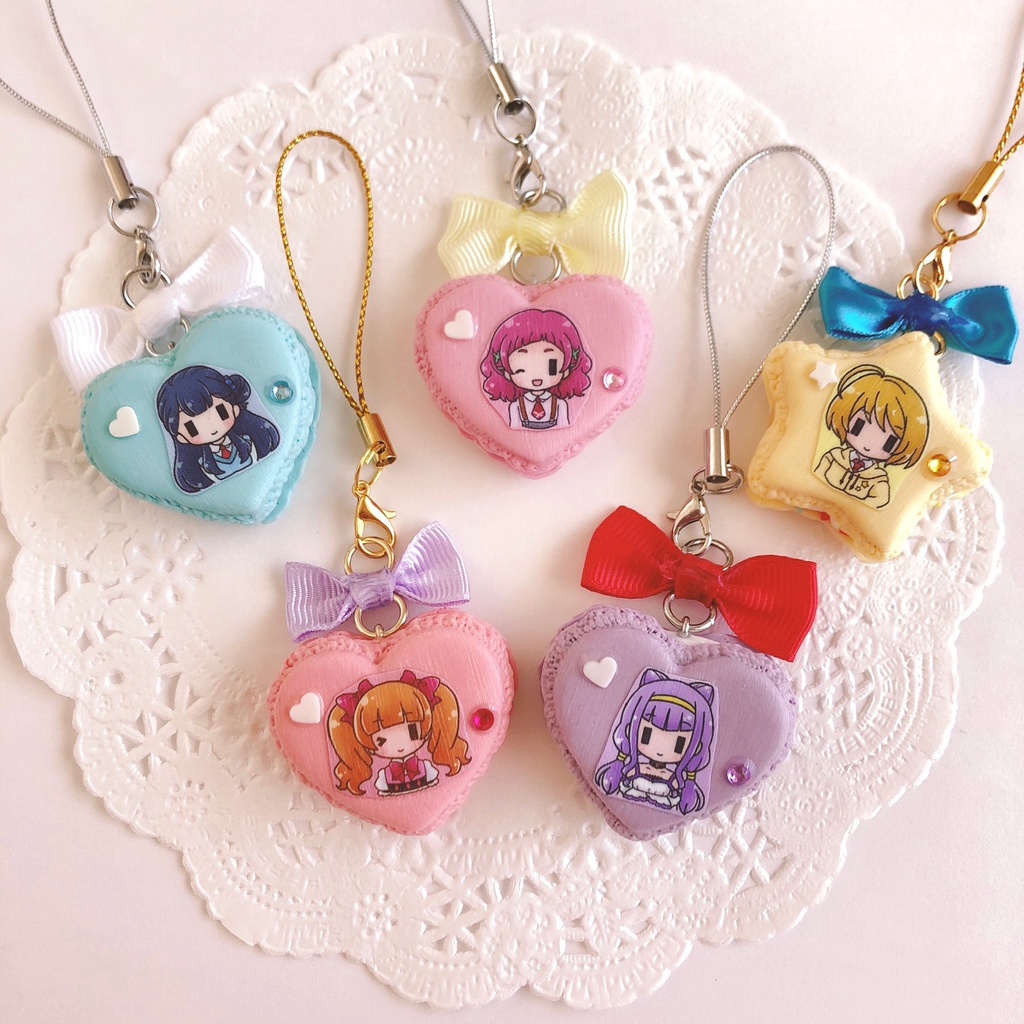 ハグプリ♡マカロンストラップ①