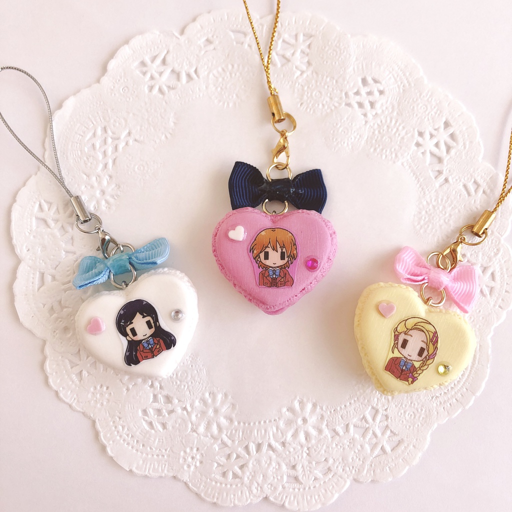 ふたりはプリキュア&Max Heart♡マカロンストラップ