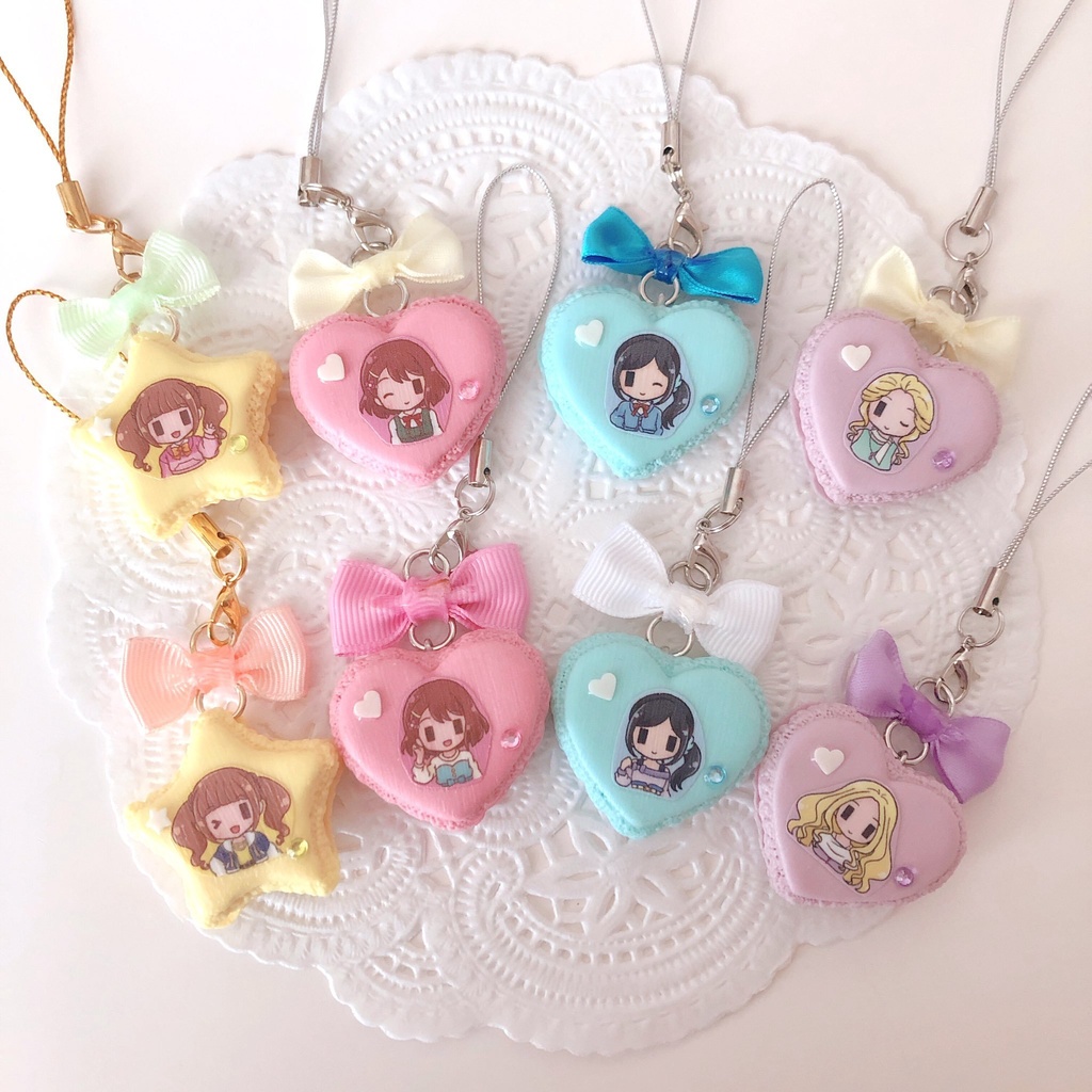ヒープリ♡マカロンストラップ