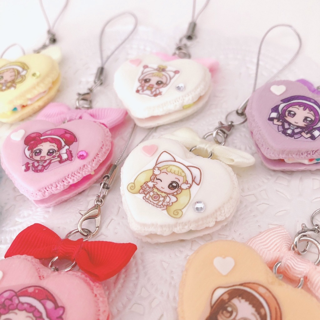 どれみ❤︎マカロンストラップ