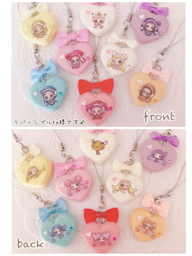 どれみ❤︎マカロンストラップ