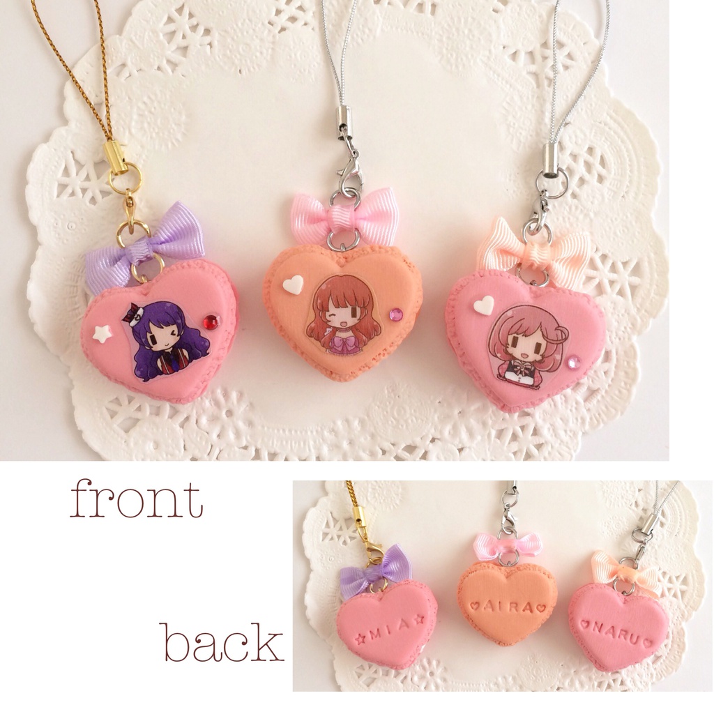 プリリズ♡マカロンストラップ/あいら&みあ&なる