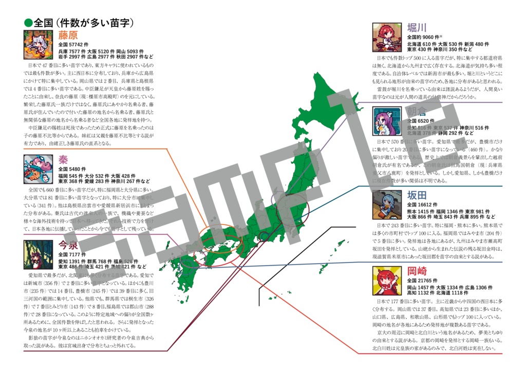 東方苗字図覧 全国版