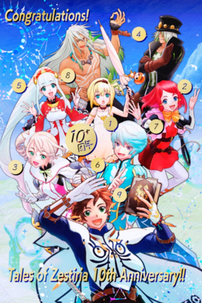 Congratulations! Tales of Zestiria 10th Anniversary!!