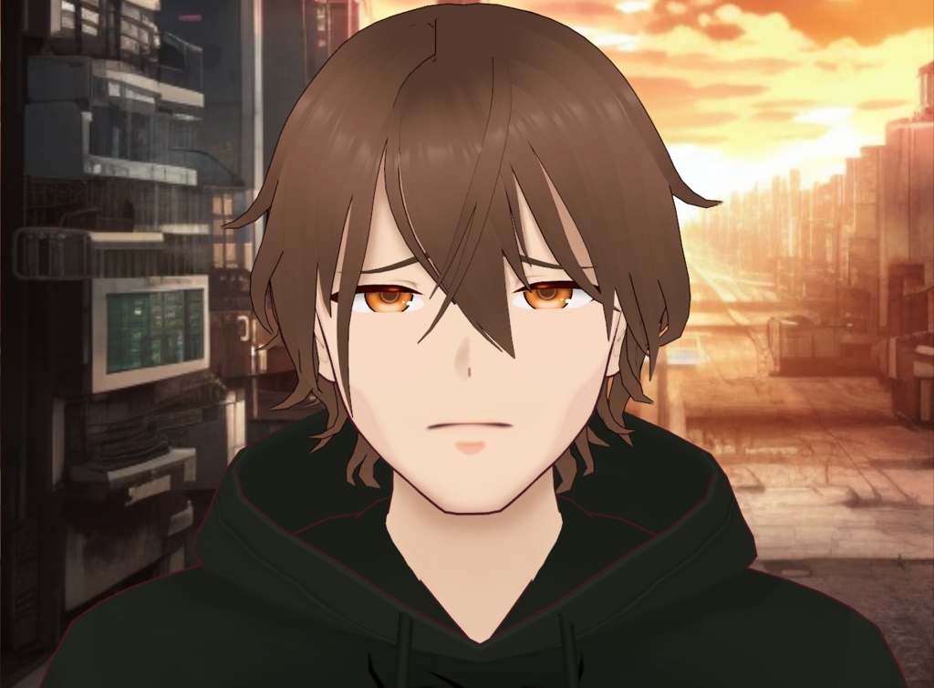 Vtube Ready 3D Male Model "Kevin"! | Advanced Facial Tracking! | 52 Blendshapes rigged!