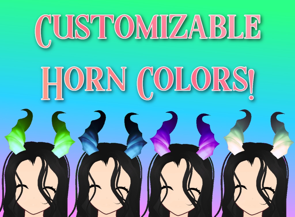 Sensual Succubus Horns| Customizable color and shape! |Twisted Horns!