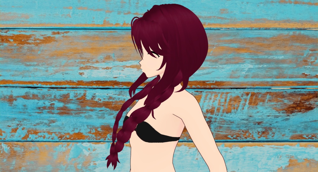 Messy Double Braids | Vroid Custom Item! | Easy import into Vroid Studio! | Beautifully Rigged!