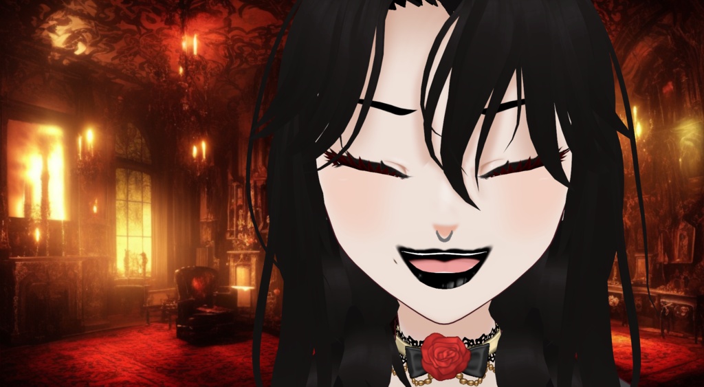 VTubing Ready | Premade 3d Avatar "Tuesday A'Dommes" | 52 Blendshapes!