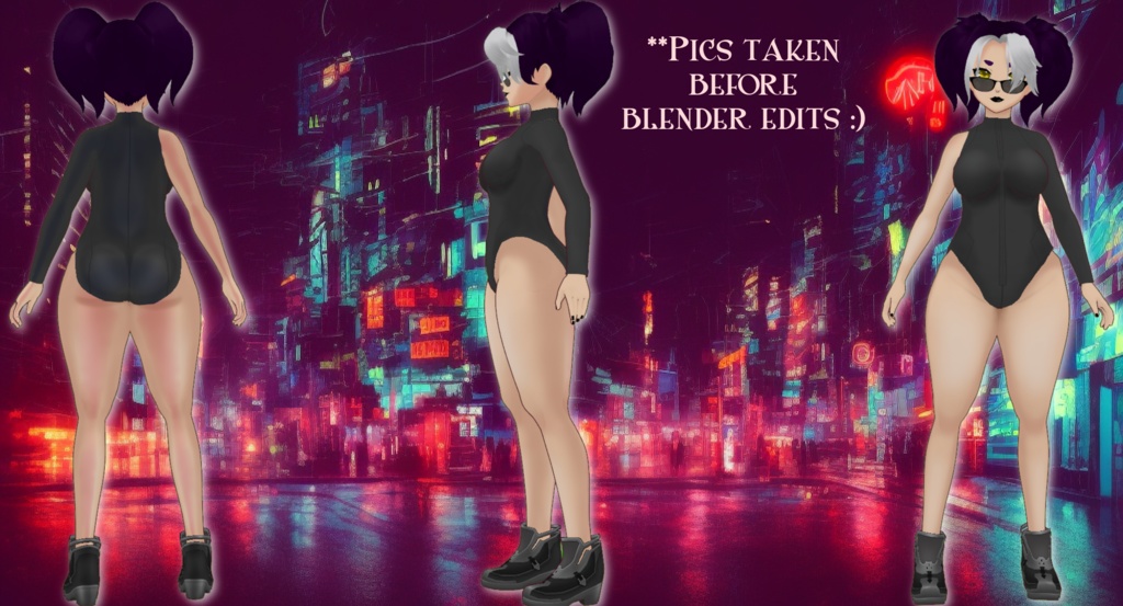 VTubing Ready | Premade 3d Avatar "Vanessa" | 52 Blendshapes!