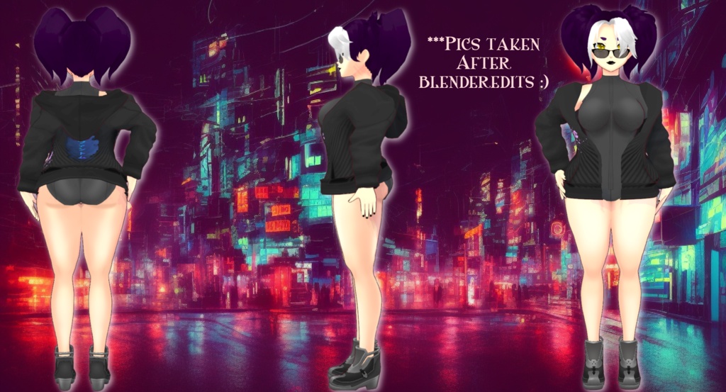 VTubing Ready | Premade 3d Avatar "Vanessa" | 52 Blendshapes!