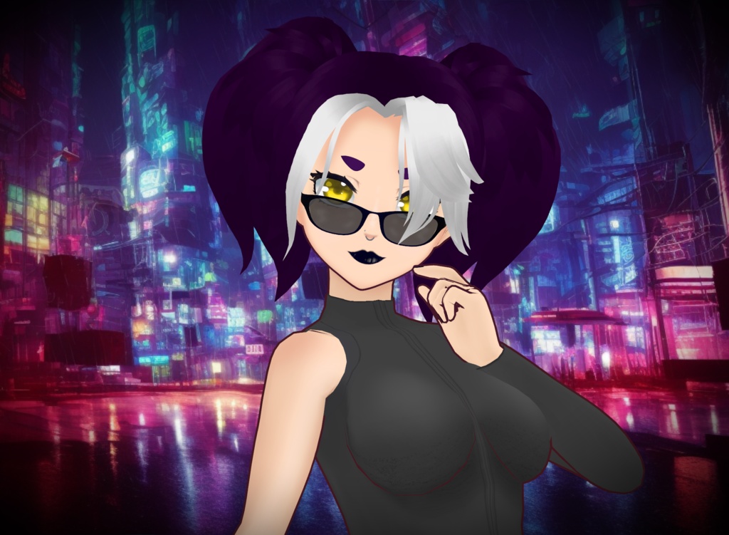 VTubing Ready | Premade 3d Avatar "Vanessa" | 52 Blendshapes!