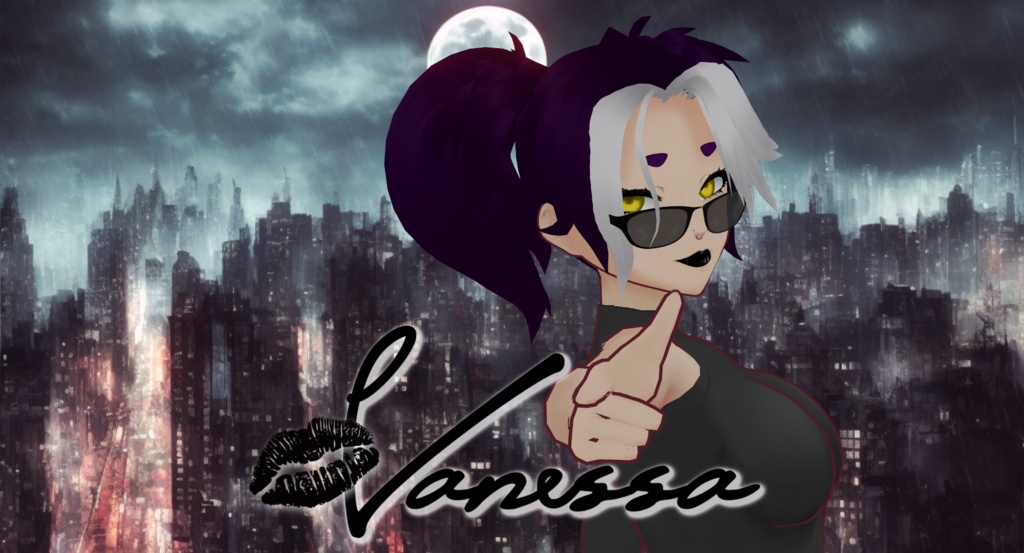 VTubing Ready | Premade 3d Avatar "Vanessa" | 52 Blendshapes!