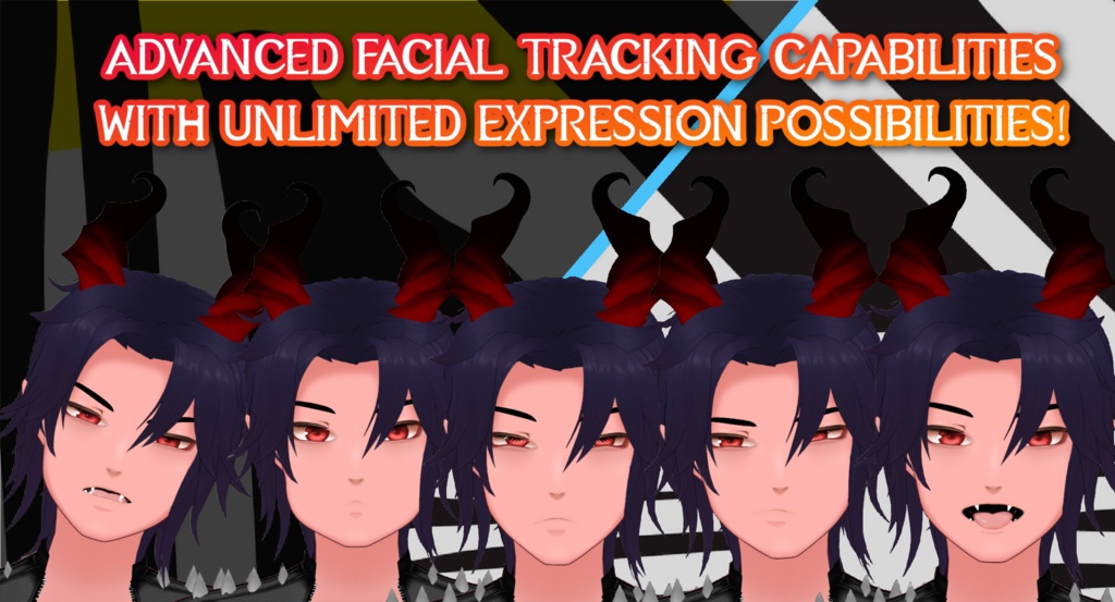 Vtuber Starter Pack! Advanced Model +Animated Overlays + Emotes + Schedule + Advanced Facial Tracking + Artistic Portrait, and more!