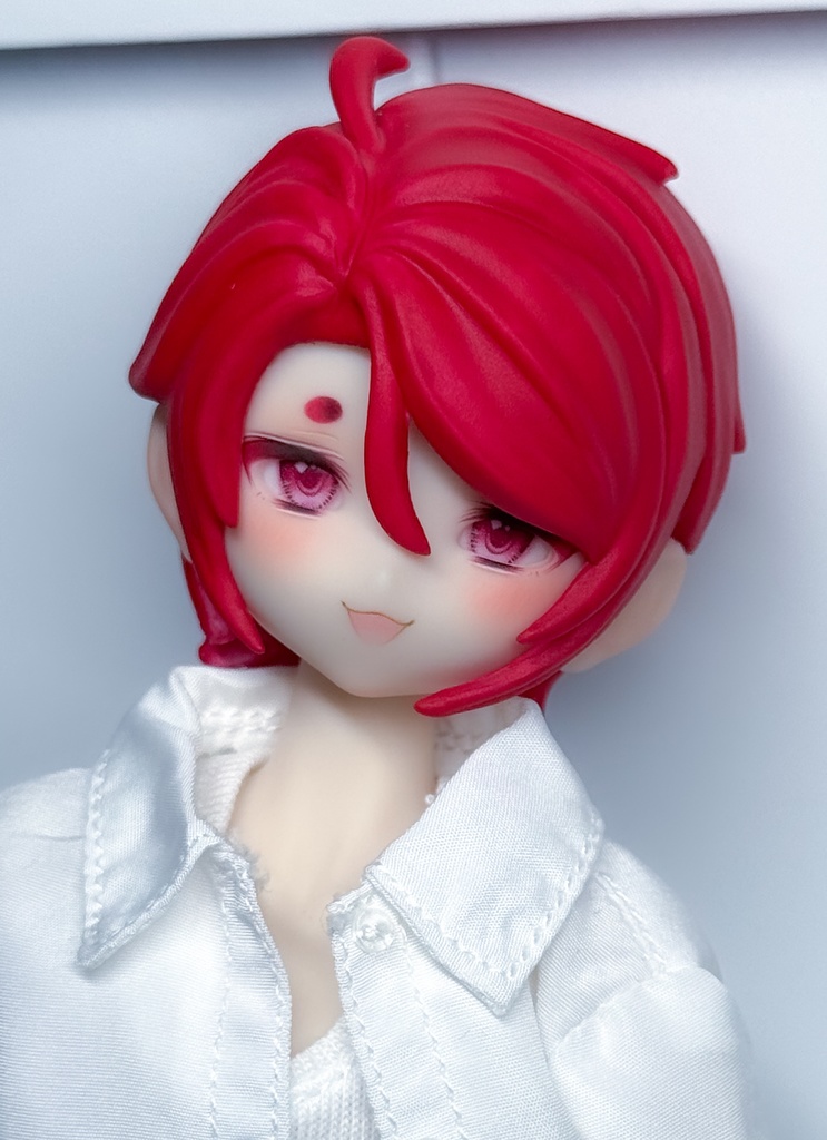 zack event ザックイベント カスタムフェイス、ディーラー様製アイ1種（362アイ）、塗装済みヘアパーツ