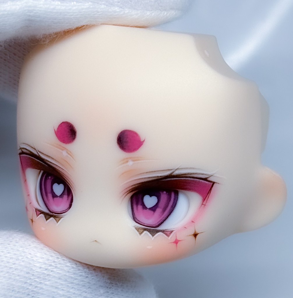 秘境巡礼 カスタムフェイス アイ、ボディ、未塗装ヘアパーツ（エイラ）、ウィッグ用後頭部パーツセット