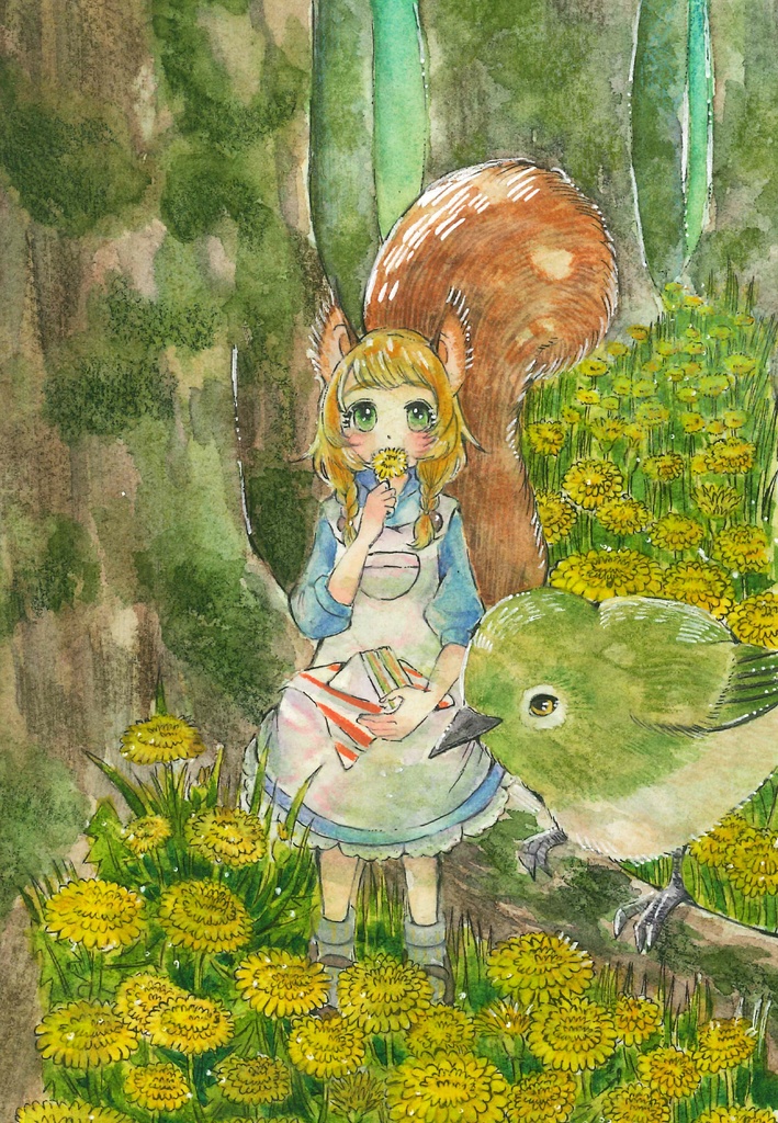 ピクニック［額装原画］