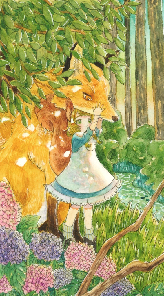 こっちみてよ［額装原画］