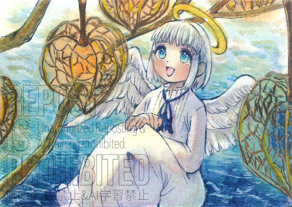 ほおずきの微笑み［ATC原画］