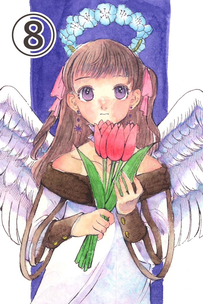 花の天使たちのドローイング