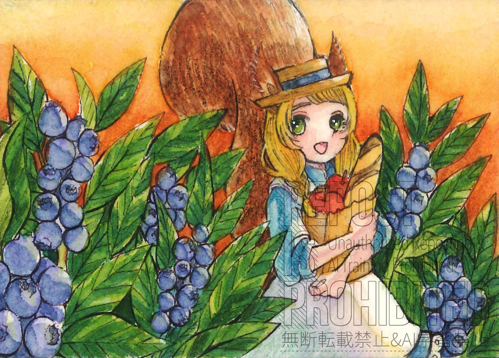 買い物帰り［ATC原画］