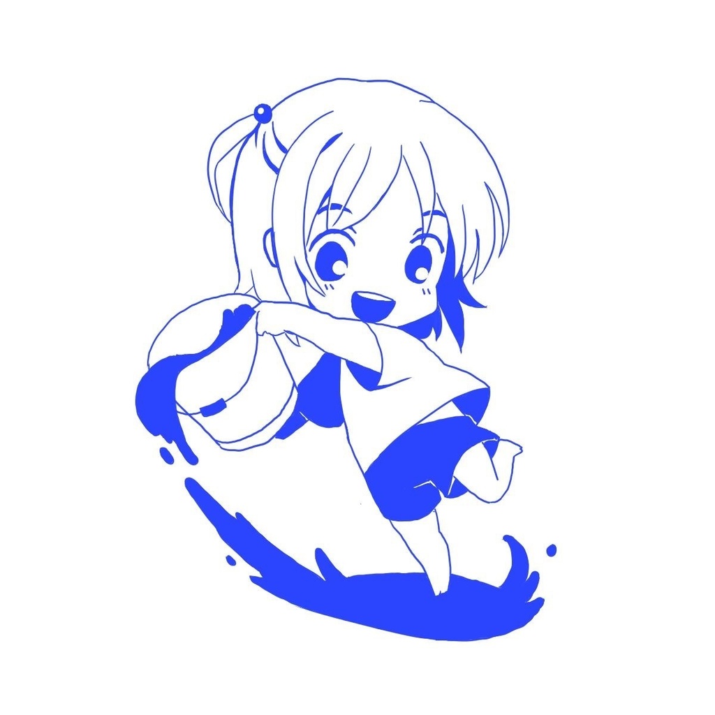 水草庭園:夏Tシャツ