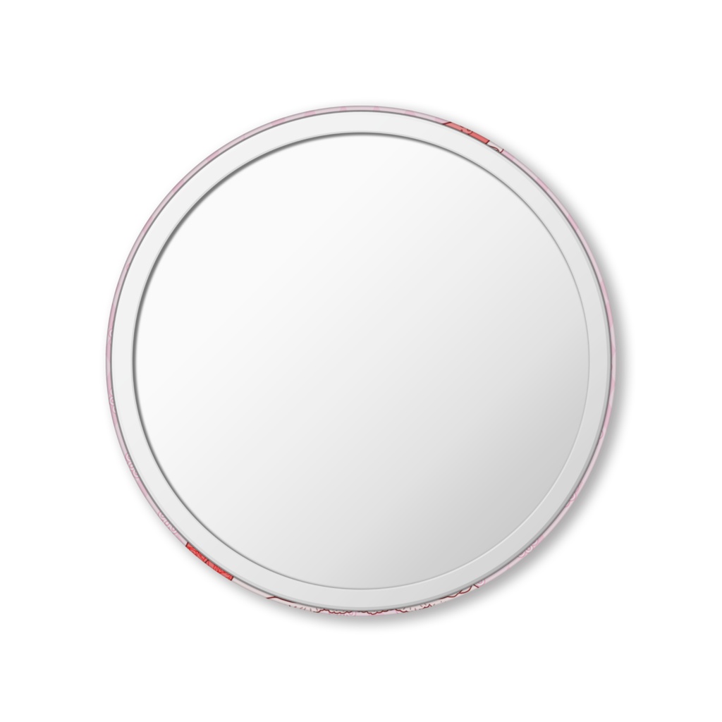 水草庭園:お人形さん缶ミラー