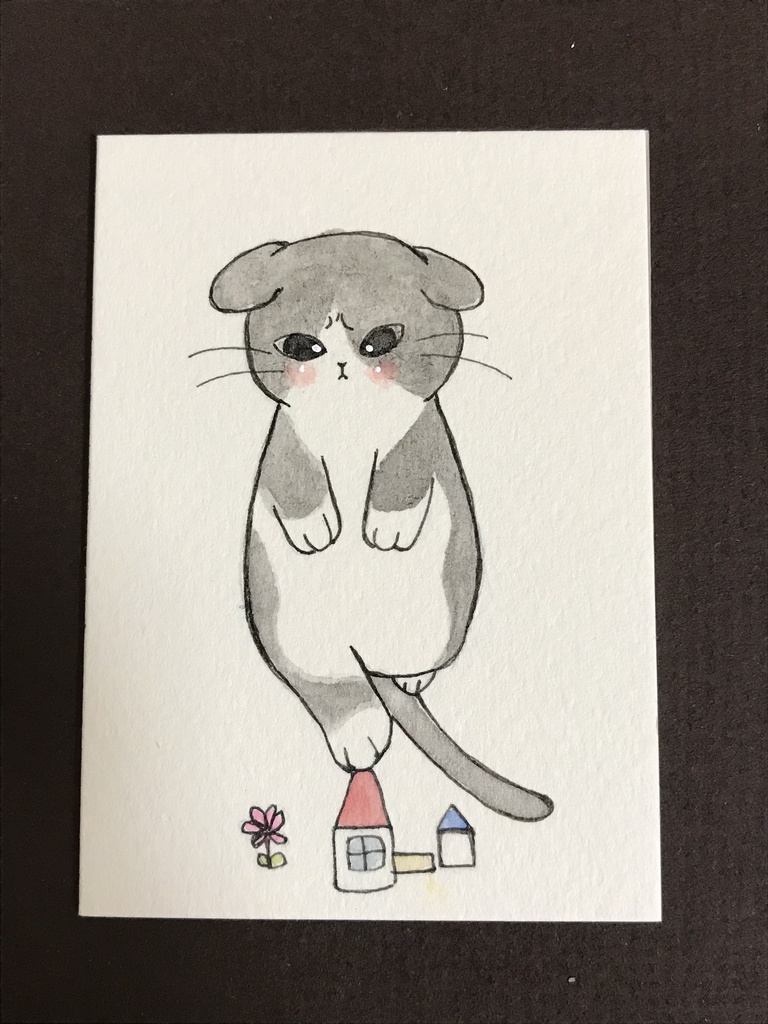 ねこちゃんのしーる 原画