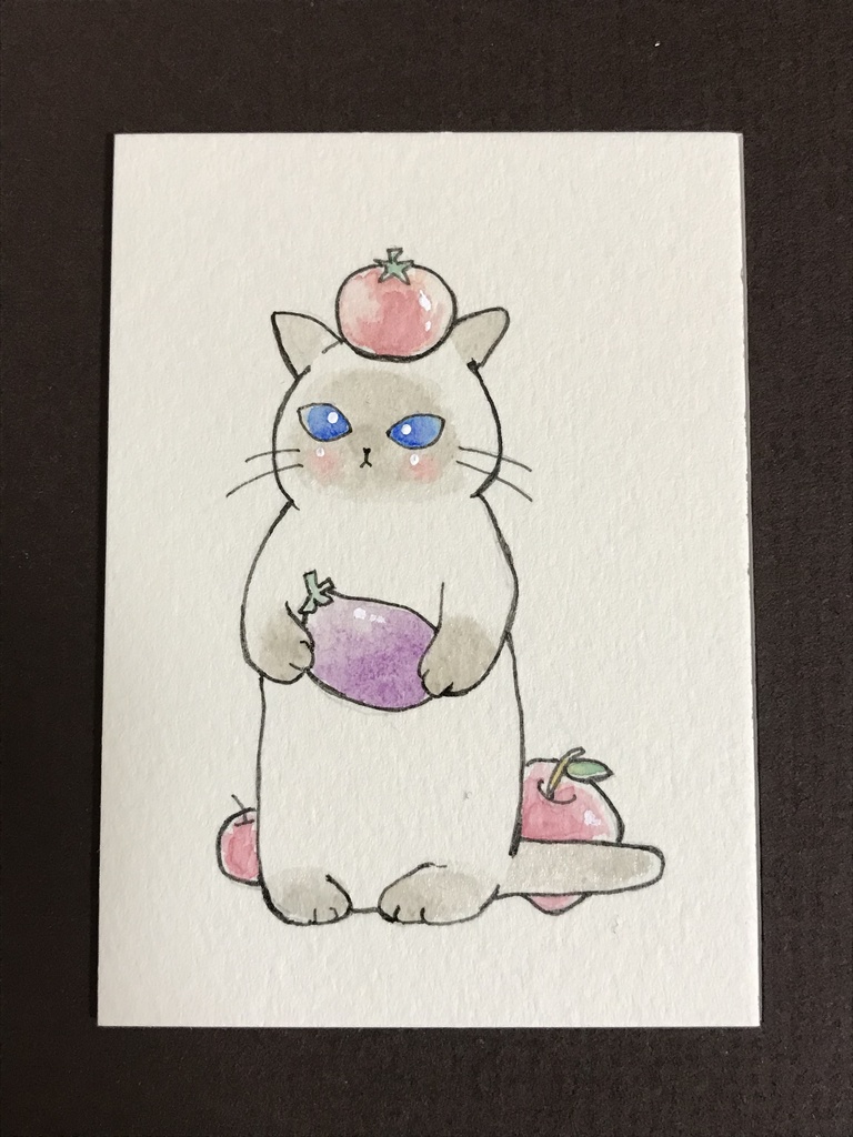 ねこちゃんのしーる 原画