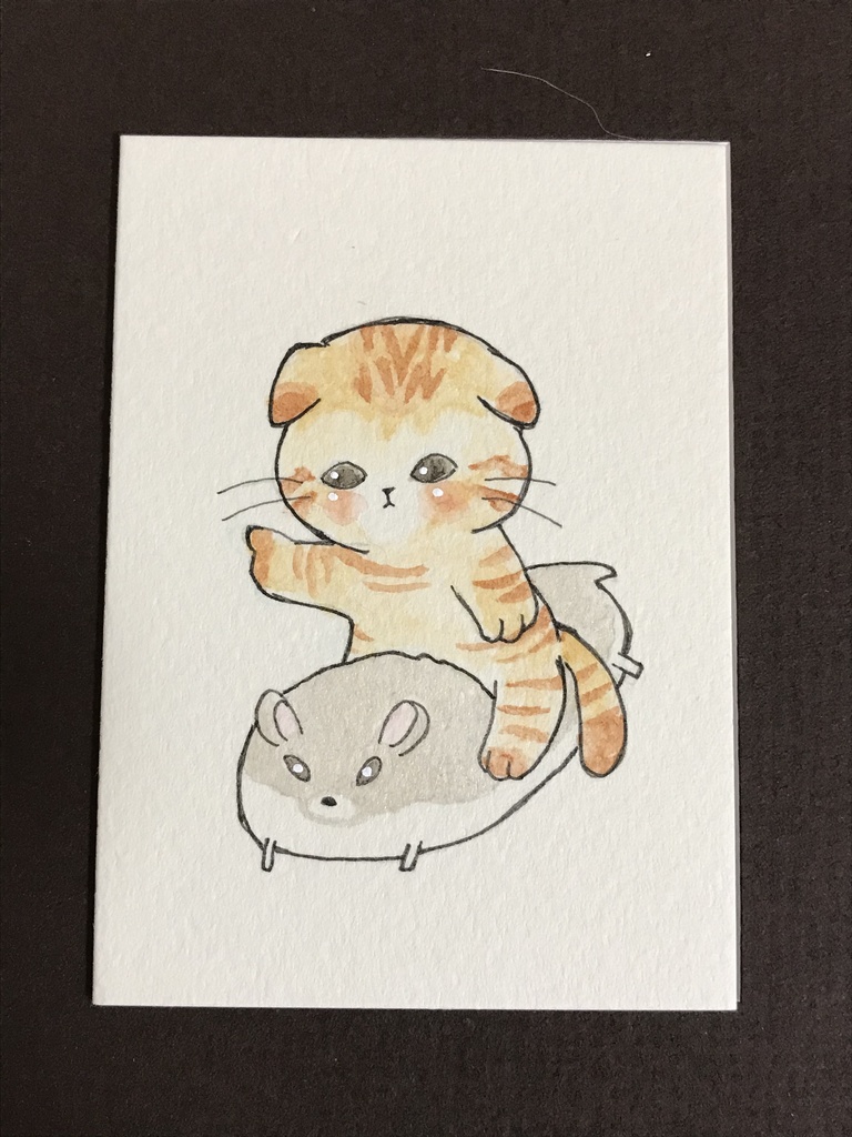 ねこちゃんのしーる 原画
