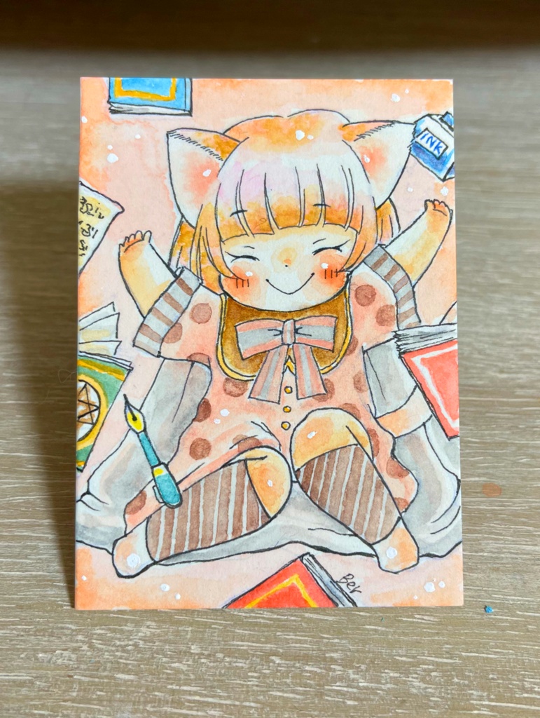 Atc原画 魔法使いは明日から ベルリオーズのいちごピザ屋さん Booth