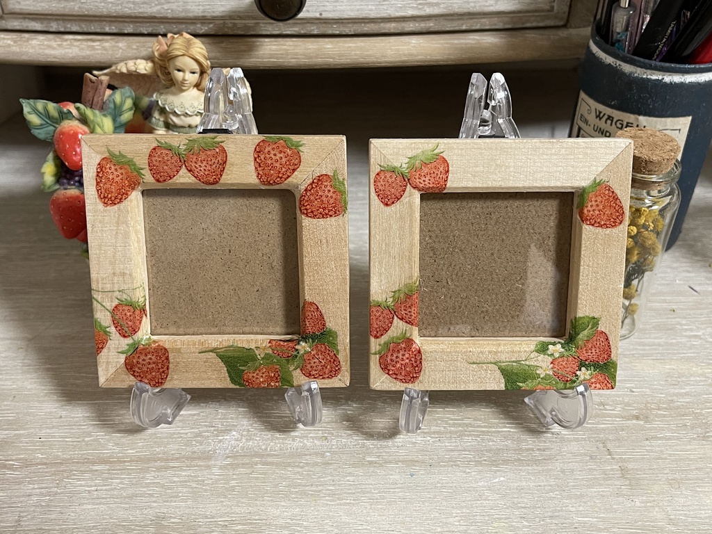 ミニ額 デコレーション額縁 ベルリオーズのいちごピザ屋さん Booth ミニ額 デコレーション額縁 ベルリオーズのいちごピザ屋さん Booth