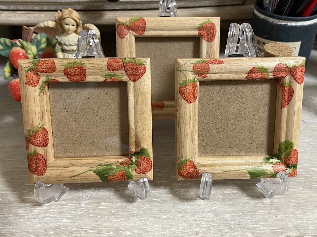 ミニ額 デコレーション額縁 ベルリオーズのいちごピザ屋さん Booth ミニ額 デコレーション額縁 ベルリオーズのいちごピザ屋さん Booth