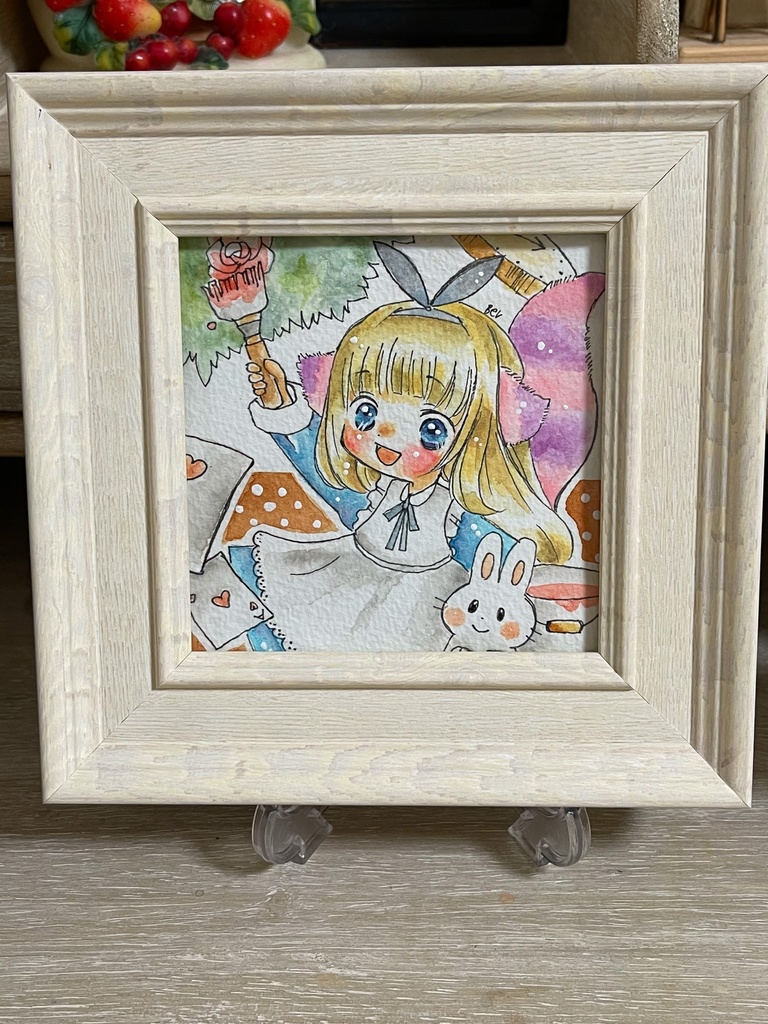 額装原画「あかいろになあれ」