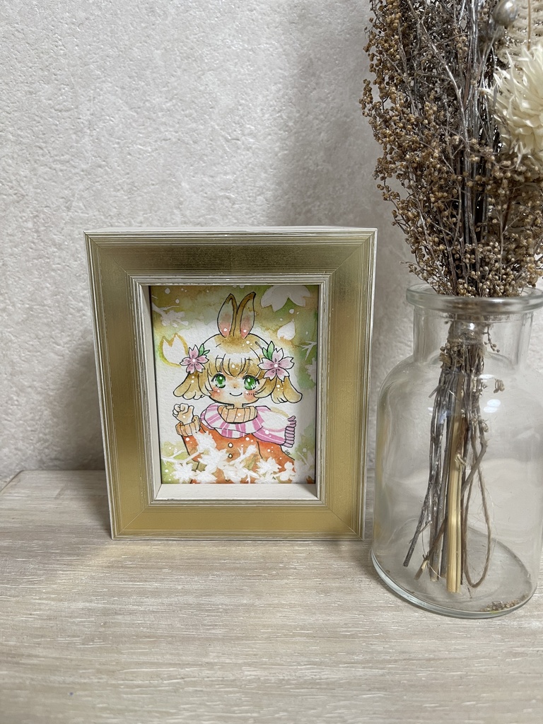 額装原画「たいようのいろ」