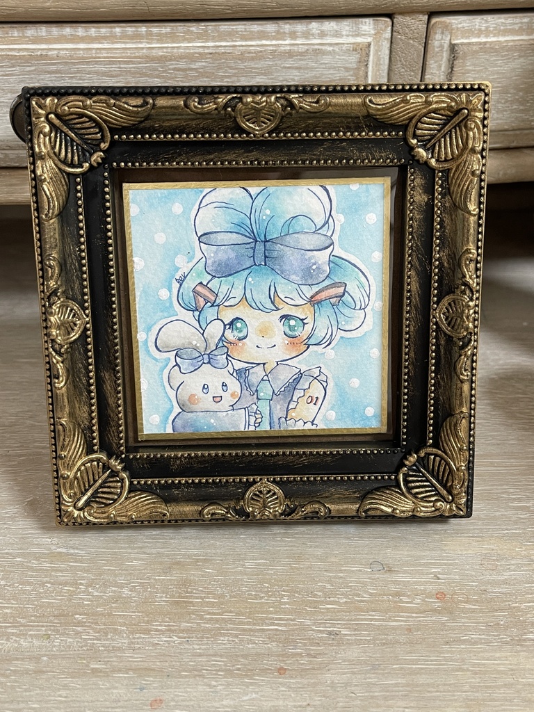 額装原画　初音ミク　(シナモンミク)