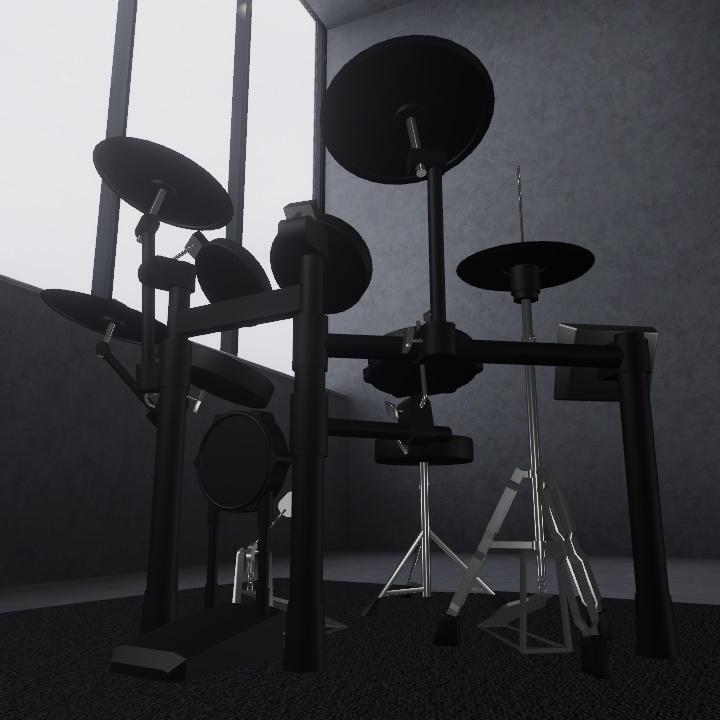【VRChat想定】electronic drum