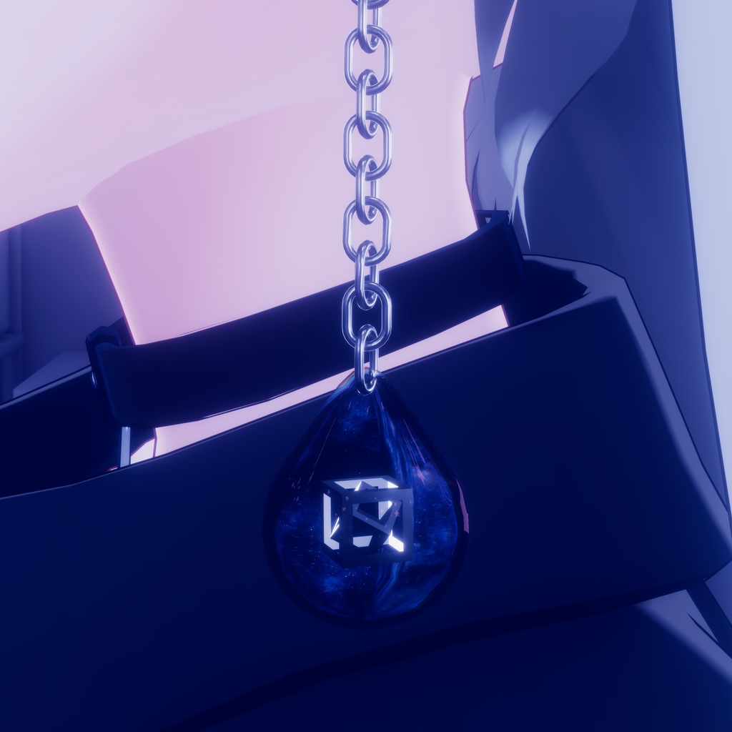 【VRChat想定 アクセサリー】UniverseKeyRing