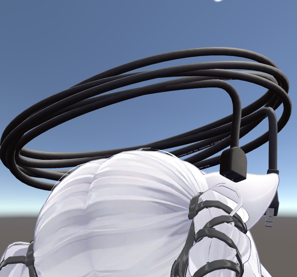 【MA設定済】Extension Cord Halo【全アバター対応】