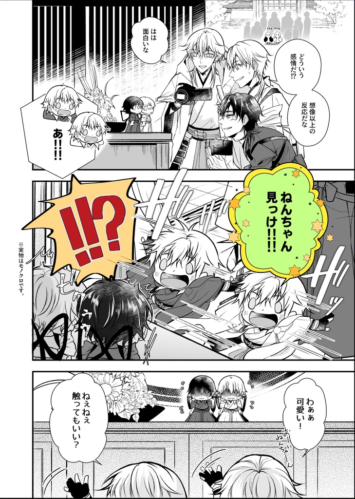 黒白ねん鶴&シロクロ雛ちゃんズ ドキドキ初対面の巻!