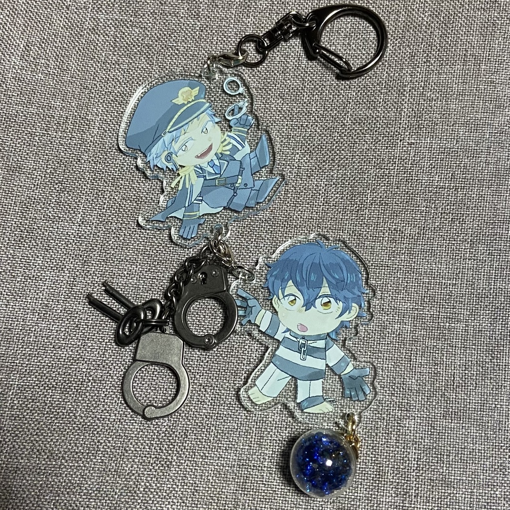 プリズン連結アクキー 枕投げファーム Booth