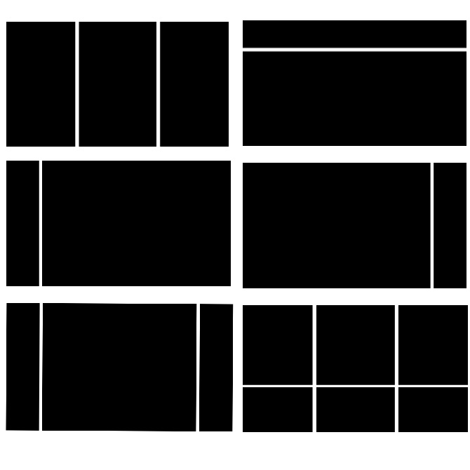 よく見るサムネのテンプレート枠線素材集