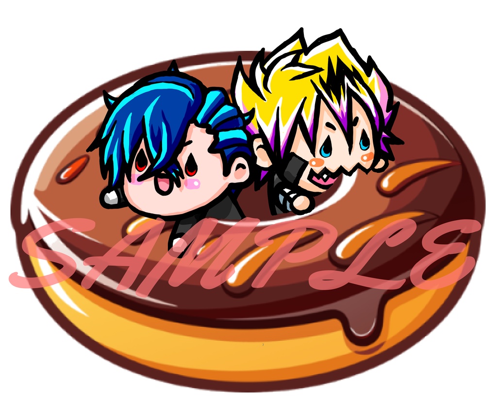 ハウレス＆ロノ　ドーナツアクリルキーホルダー