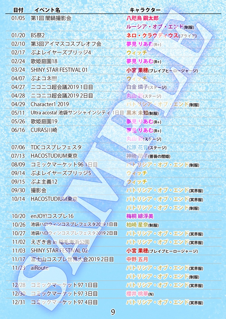 Strawberry Life - コスプレ活動15周年記念誌