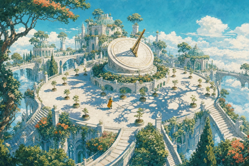 雲上庭園、八つの季節|幻想ミニ画集(PDF+JPG8点)