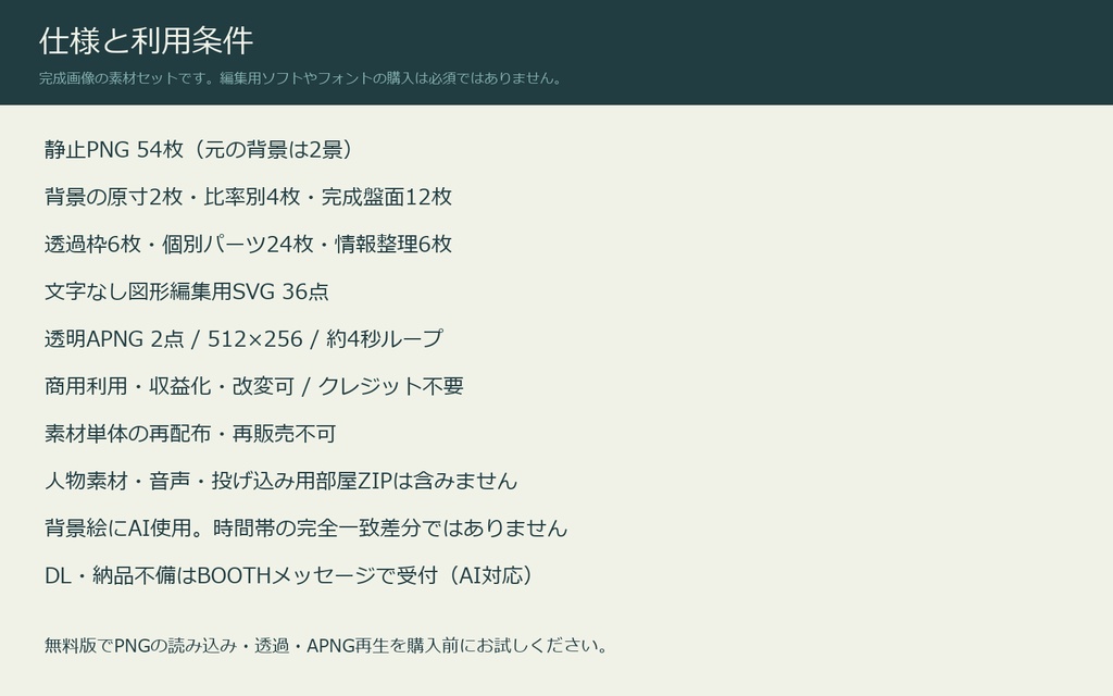 【AI背景+TRPG素材】白磁病棟の残響|背景2景・人数別盤面・透過PNG・編集SVG